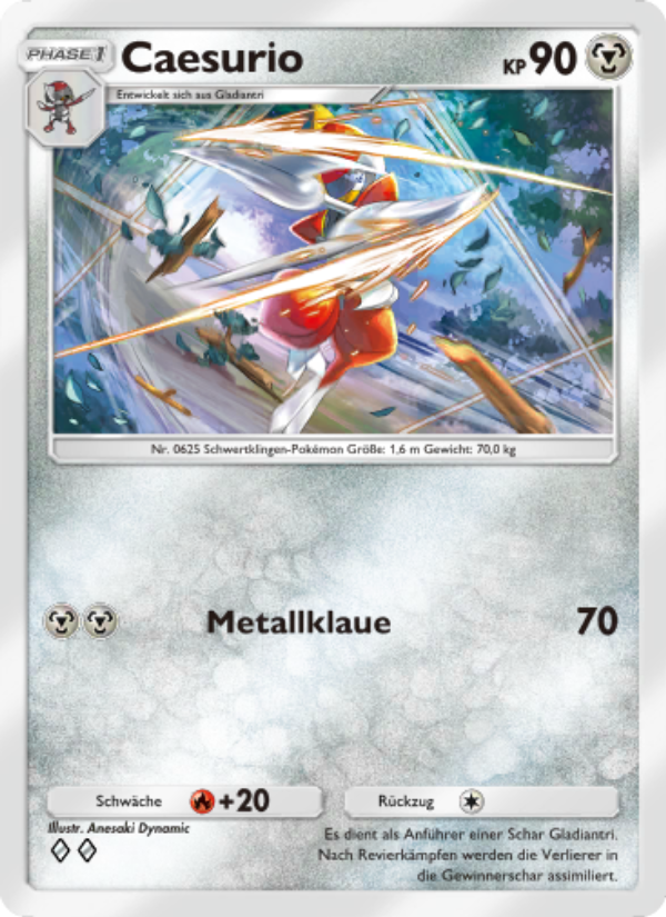 Caesurio 180 — Genetic Apex (German Pokémon TCG card)