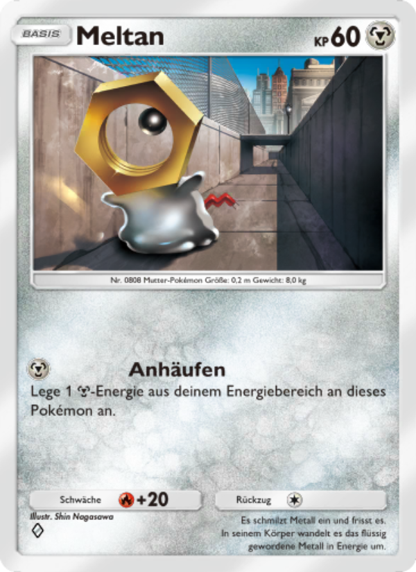Meltan 181 — Genetic Apex (German Pokémon TCG card)