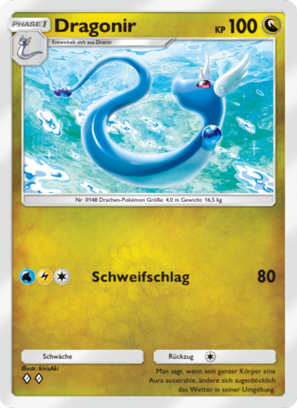 Dragonir 184 — Genetic Apex (German Pokémon TCG card)