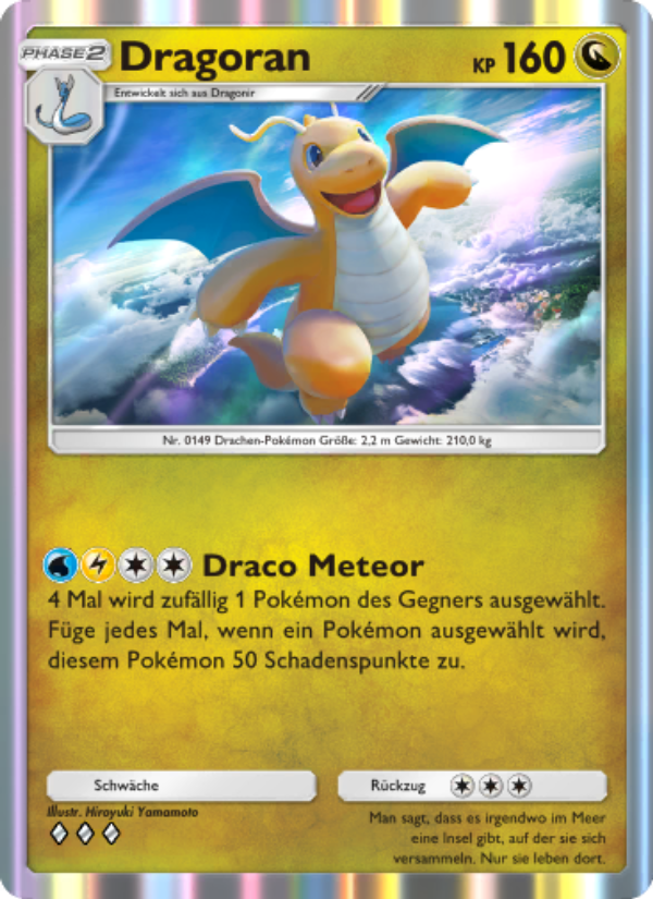 Dragoran 185 — Genetic Apex (German Pokémon TCG card)