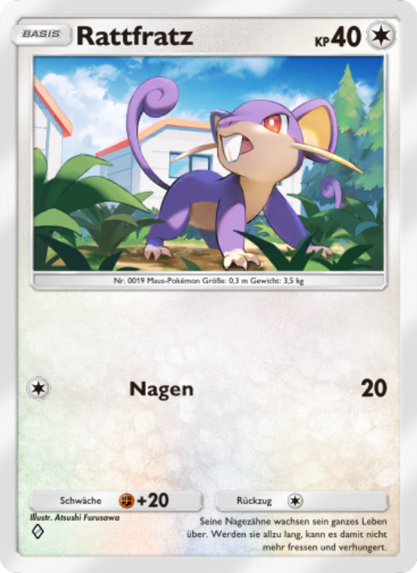 Rattfratz 189 — Genetic Apex (German Pokémon TCG card)