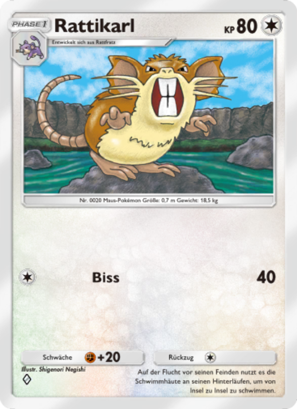 Rattikarl 190 — Genetic Apex (German Pokémon TCG card)