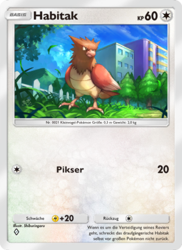 Habitak 191 — Genetic Apex (German Pokémon TCG card)