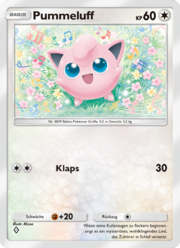 Pummeluff 193 — Genetic Apex (German Pokémon TCG card)