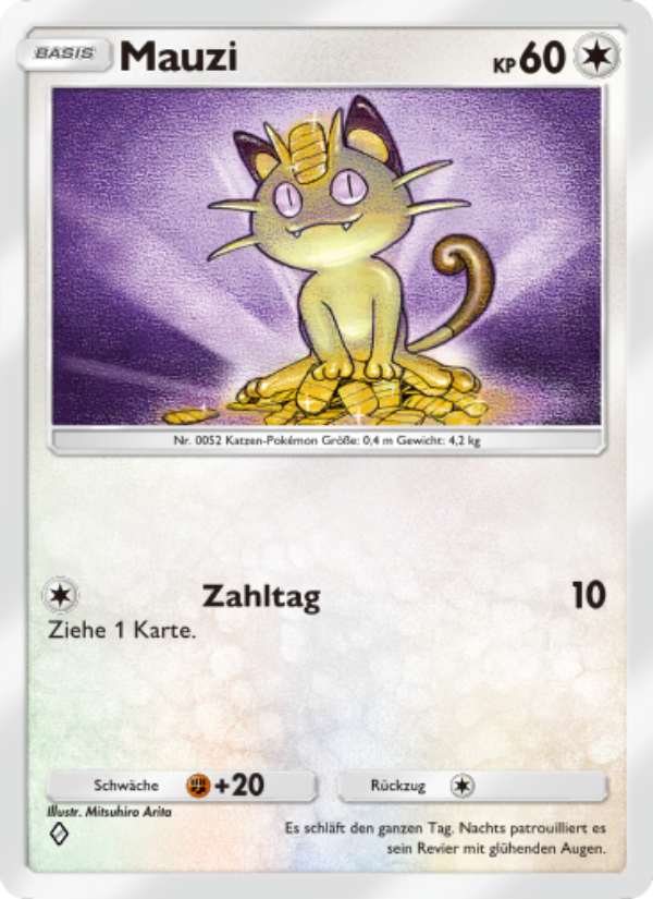 Mauzi 196 — Genetic Apex (German Pokémon TCG card)