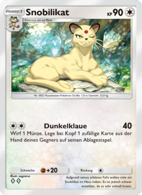 Snobilikat 197 — Genetic Apex (German Pokémon TCG card)