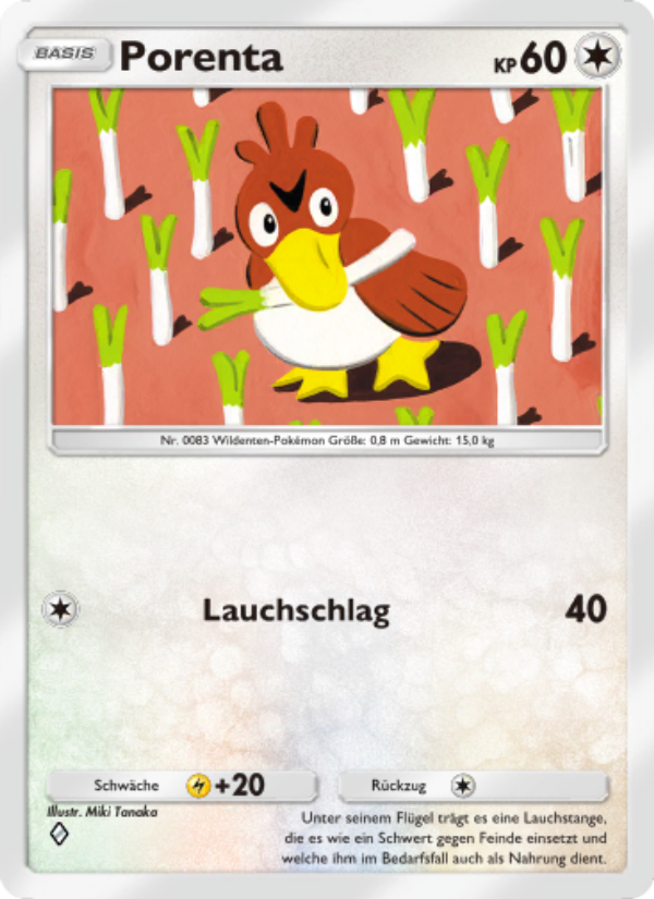 Porenta 198 — Genetic Apex (German Pokémon TCG card)