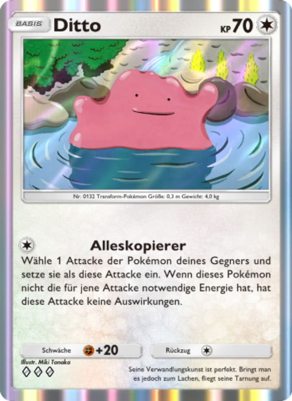 Ditto 205 — Genetic Apex (German Pokémon TCG card)