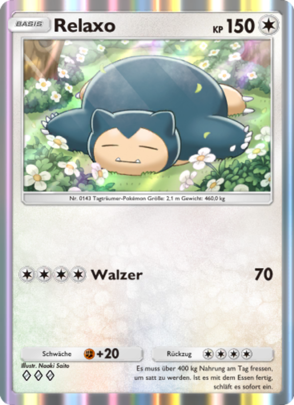 Relaxo 211 — Genetic Apex (German Pokémon TCG card)