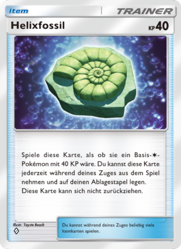 Helixfossil 216 — Genetic Apex (German Pokémon TCG card)