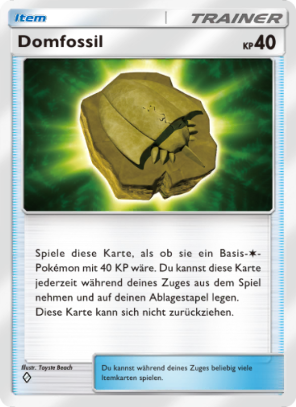 Domfossil 217 — Genetic Apex (German Pokémon TCG card)