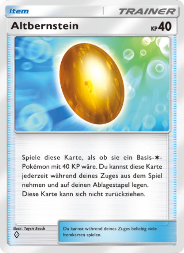 Altbernstein 218 — Genetic Apex (German Pokémon TCG card)