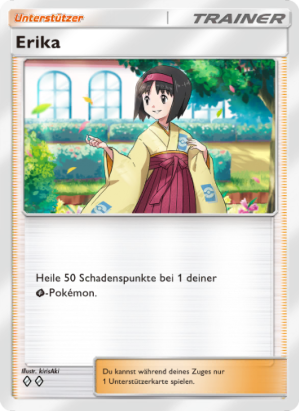Erika 219 — Genetic Apex (German Pokémon TCG card)