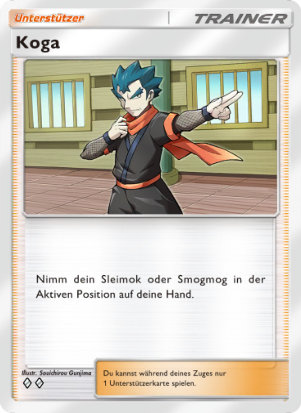Koga 222 — Genetic Apex (German Pokémon TCG card)