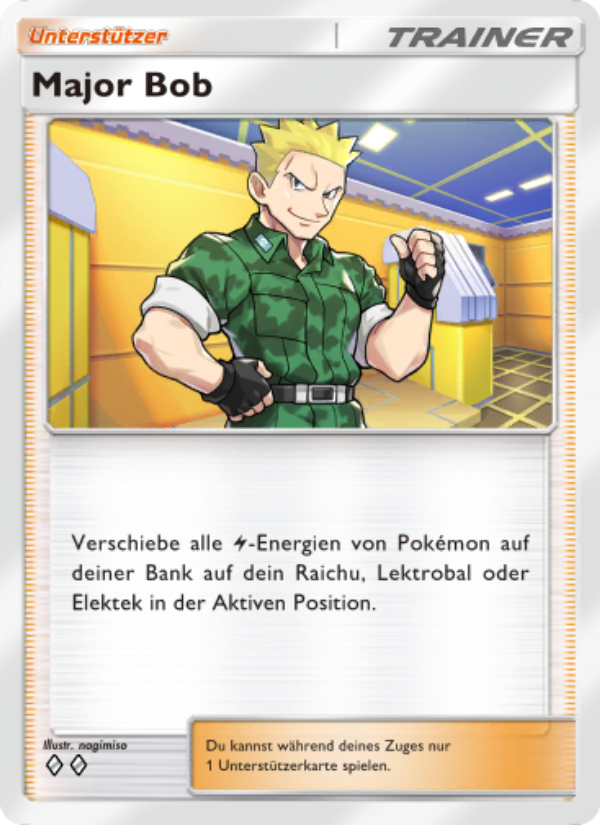 Major Bob 226 — Genetic Apex (German Pokémon TCG card)