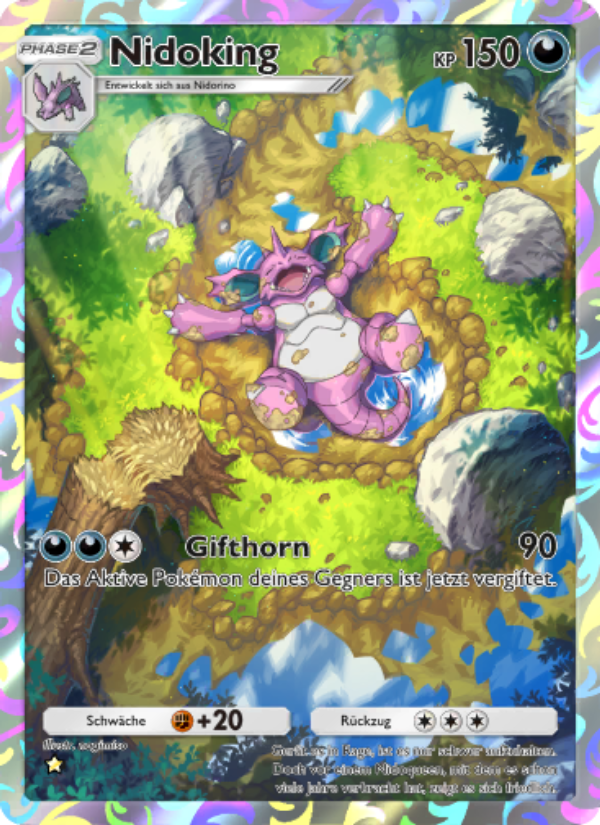 Nidoking 241 — Genetic Apex (German Pokémon TCG card)
