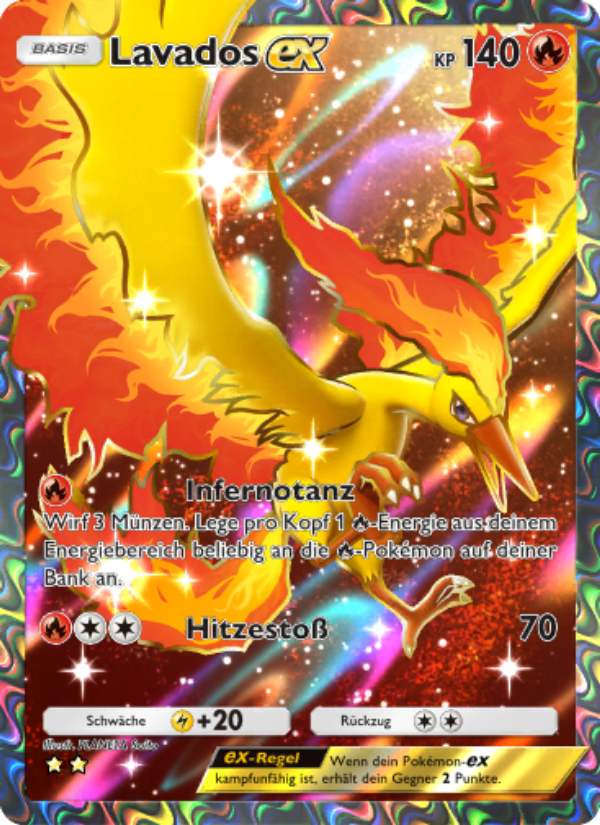 Lavados-ex 255 — Genetic Apex (German Pokémon TCG card)