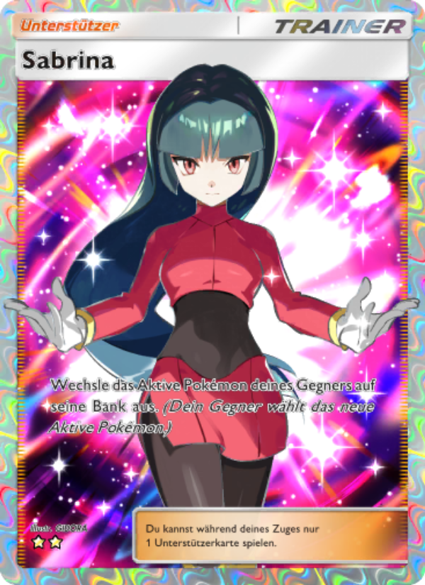 Sabrina 272 — Genetic Apex (German Pokémon TCG card)