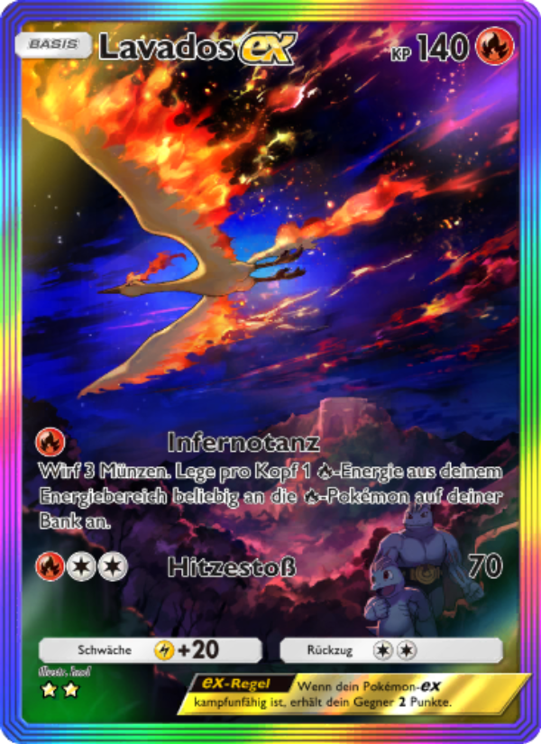 Lavados-ex 274 — Genetic Apex (German Pokémon TCG card)