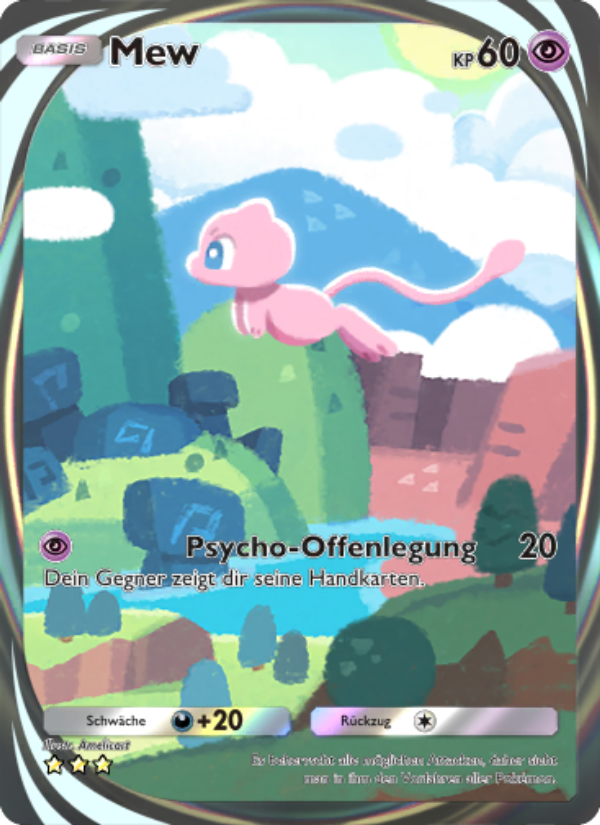 Mew 283 — Genetic Apex (German Pokémon TCG card)