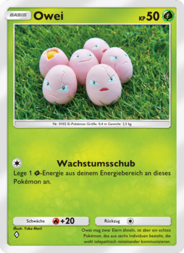 Owei 001 — Mythical Island (German Pokémon TCG card)