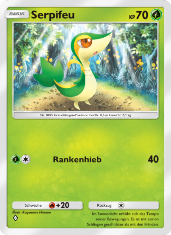 Serpifeu 004 — Mythical Island (German Pokémon TCG card)