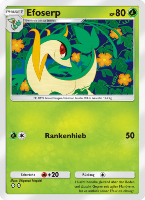 Efoserp 005 — Mythical Island (German Pokémon TCG card)