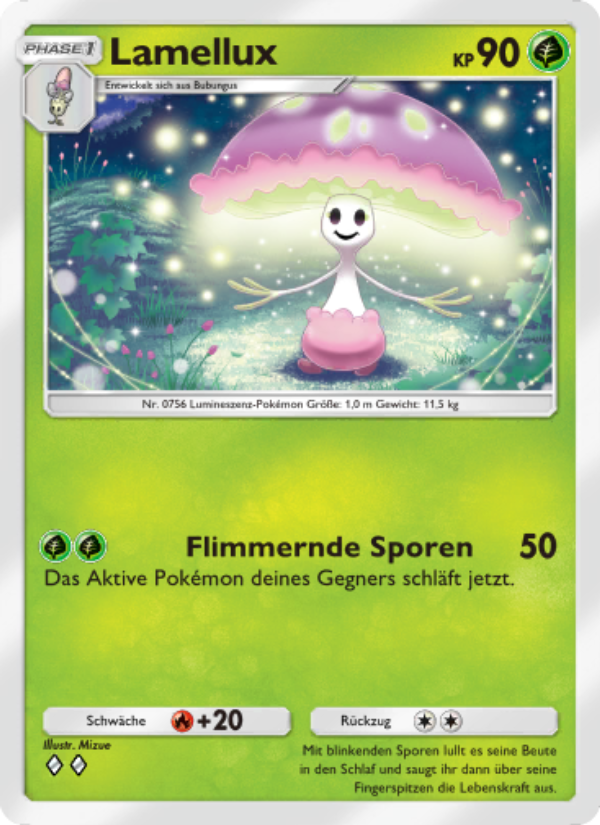 Lamellux 008 — Mythical Island (German Pokémon TCG card)