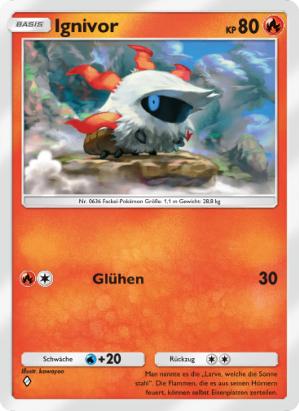 Ignivor 013 — Mythical Island (German Pokémon TCG card)