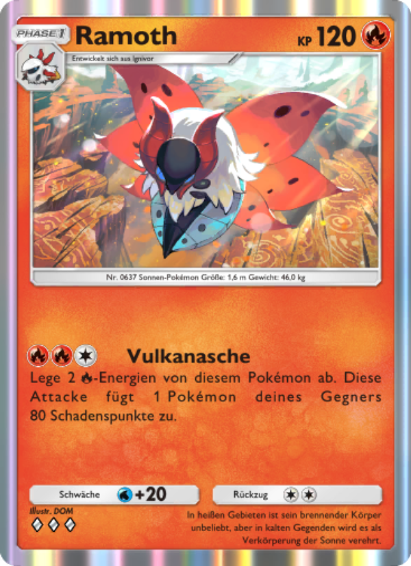 Ramoth 014 — Mythical Island (German Pokémon TCG card)