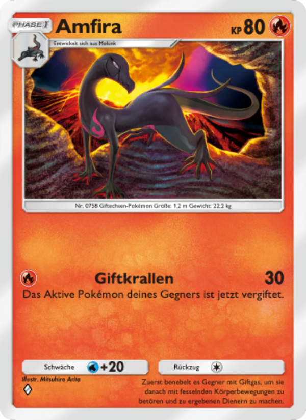 Amfira 016 — Mythical Island (German Pokémon TCG card)