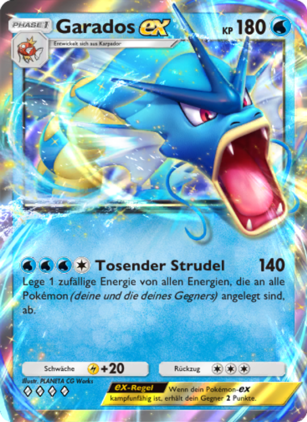 Garados-ex 018 — Mythical Island (German Pokémon TCG card)