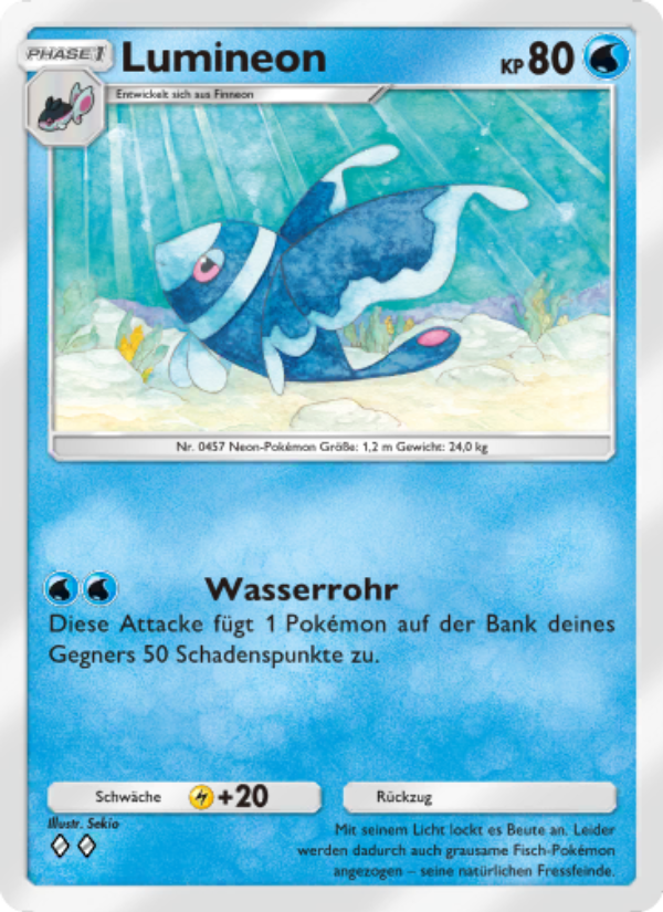 Lumineon 021 — Mythical Island (German Pokémon TCG card)