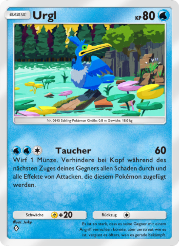 Urgl 024 — Mythical Island (German Pokémon TCG card)