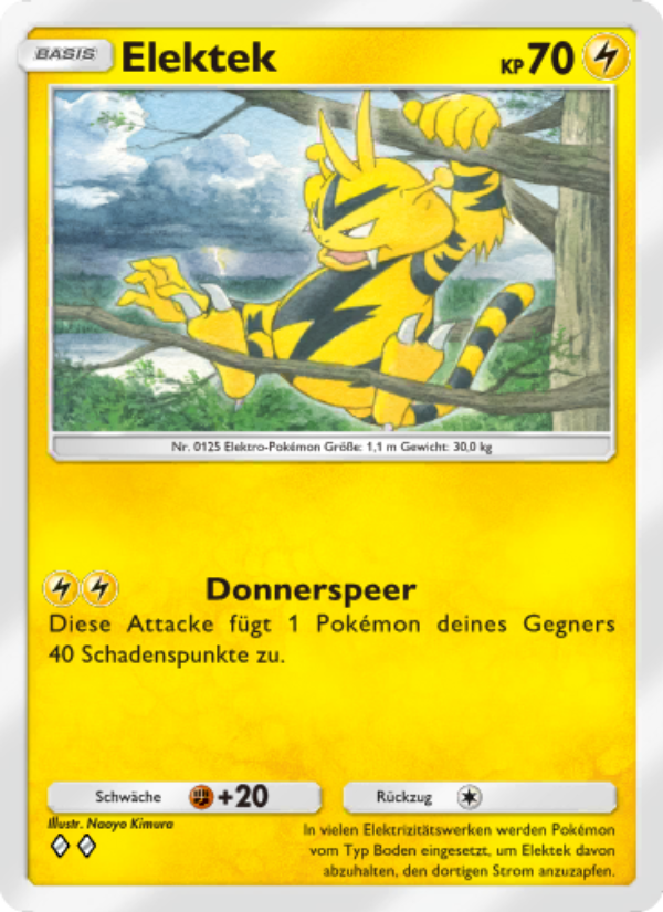Elektek 027 — Mythical Island (German Pokémon TCG card)