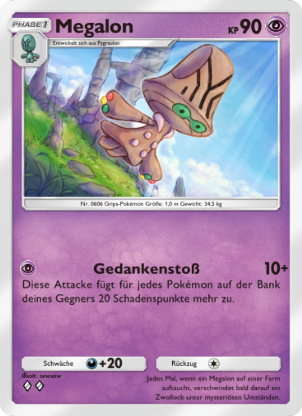 Megalon 035 — Mythical Island (German Pokémon TCG card)