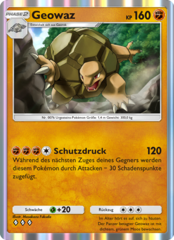 Geowaz 045 — Mythical Island (German Pokémon TCG card)