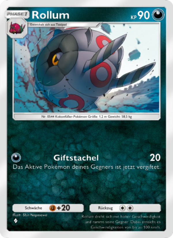 Rollum 054 — Mythical Island (German Pokémon TCG card)