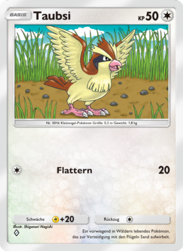 Taubsi 057 — Mythical Island (German Pokémon TCG card)