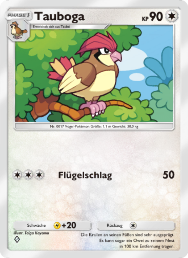 Tauboga 058 — Mythical Island (German Pokémon TCG card)
