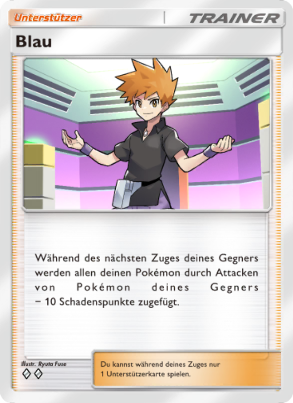 Blau 067 — Mythical Island (German Pokémon TCG card)