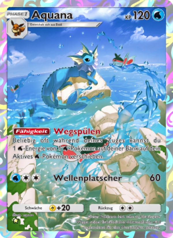 Aquana 072 — Mythical Island (German Pokémon TCG card)