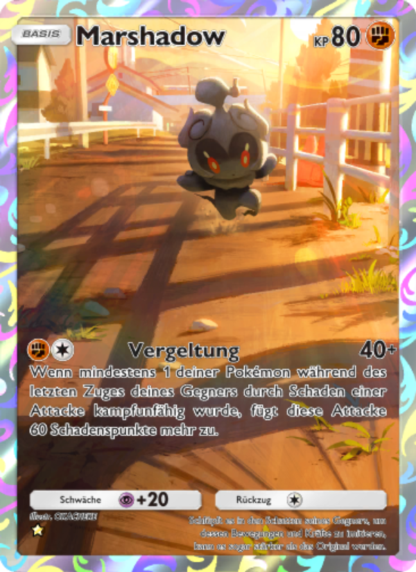 Marshadow 074 — Mythical Island (German Pokémon TCG card)