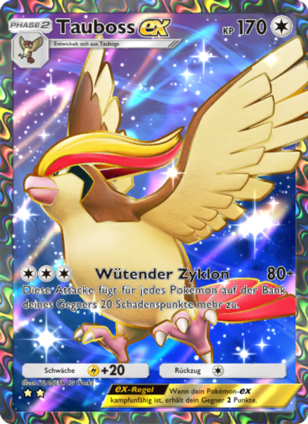 Tauboss-ex 079 — Mythical Island (German Pokémon TCG card)