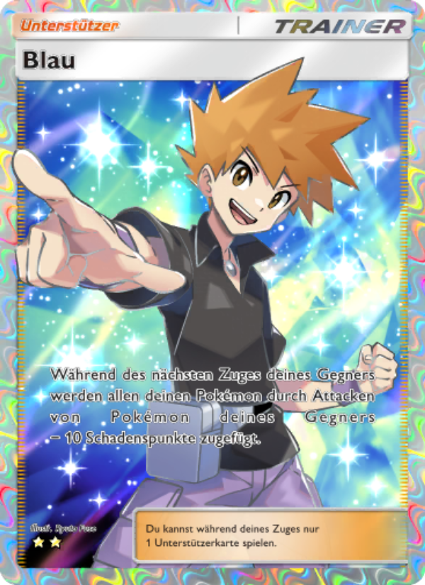 Blau 081 — Mythical Island (German Pokémon TCG card)