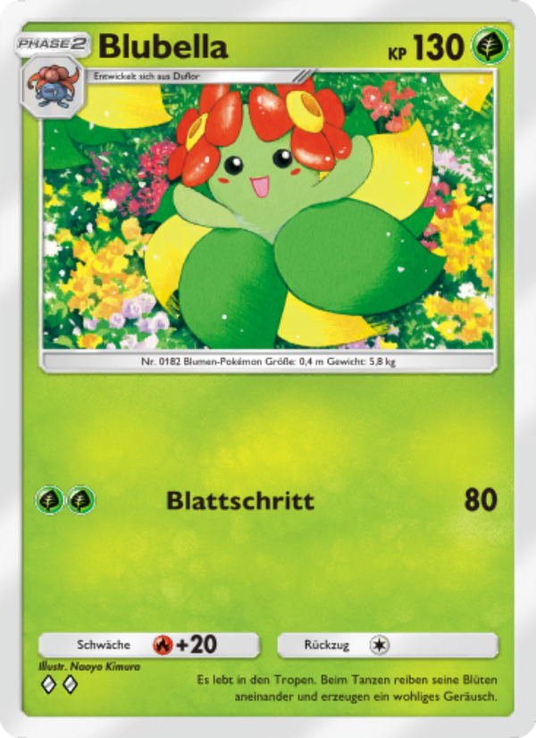 Blubella 003 — Space-Time Smackdown (German Pokémon TCG card)