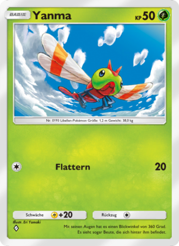 Yanma 006 — Space-Time Smackdown (German Pokémon TCG card)