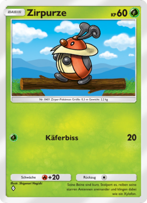 Zirpurze 013 — Space-Time Smackdown (German Pokémon TCG card)