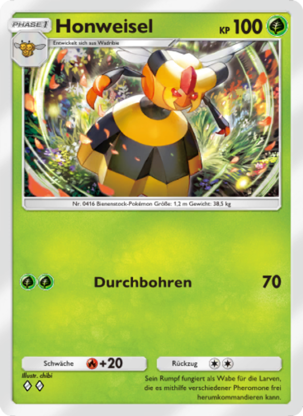 Honweisel 018 — Space-Time Smackdown (German Pokémon TCG card)
