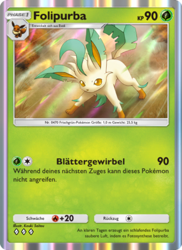 Folipurba 020 — Space-Time Smackdown (German Pokémon TCG card)